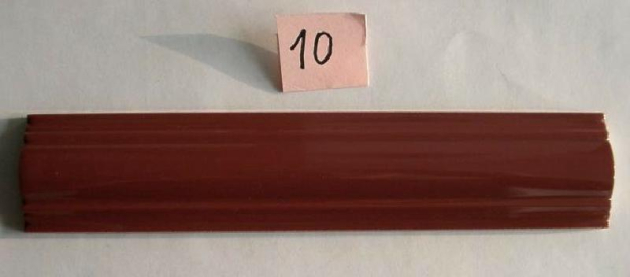 MOSA Bordüren Bordeaux-rot 4 x 20 cm