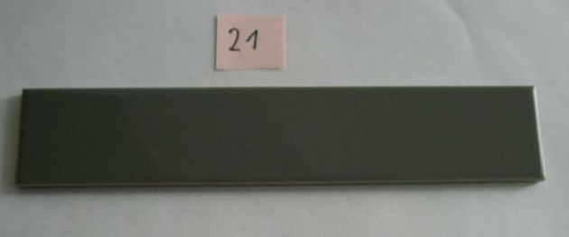 MOSA Bordüren Grau 5 x 25 cm