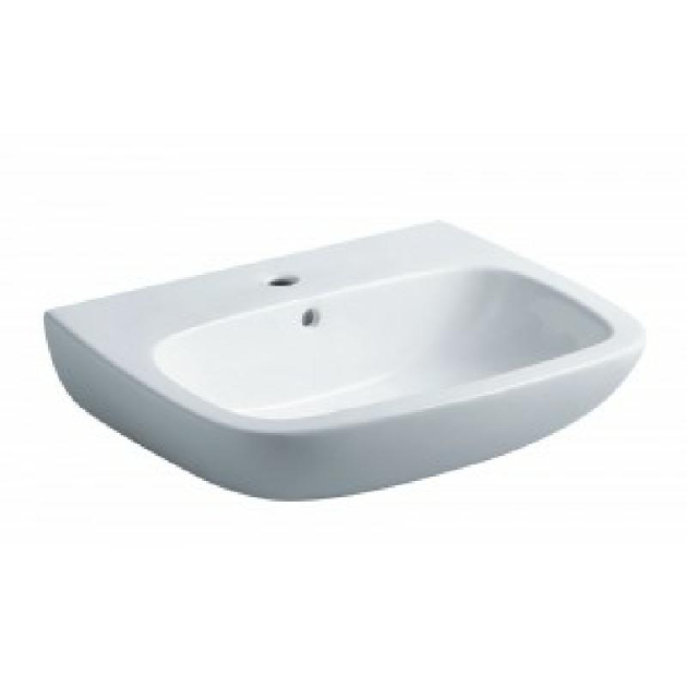 Aqva Zone Plus Waschtisch Handwaschbecken eckig WEISS 45 x 33,5 cm 011734200