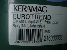 KERAMAG Stand-WC Eurotrend MENTO TÜRKIS
