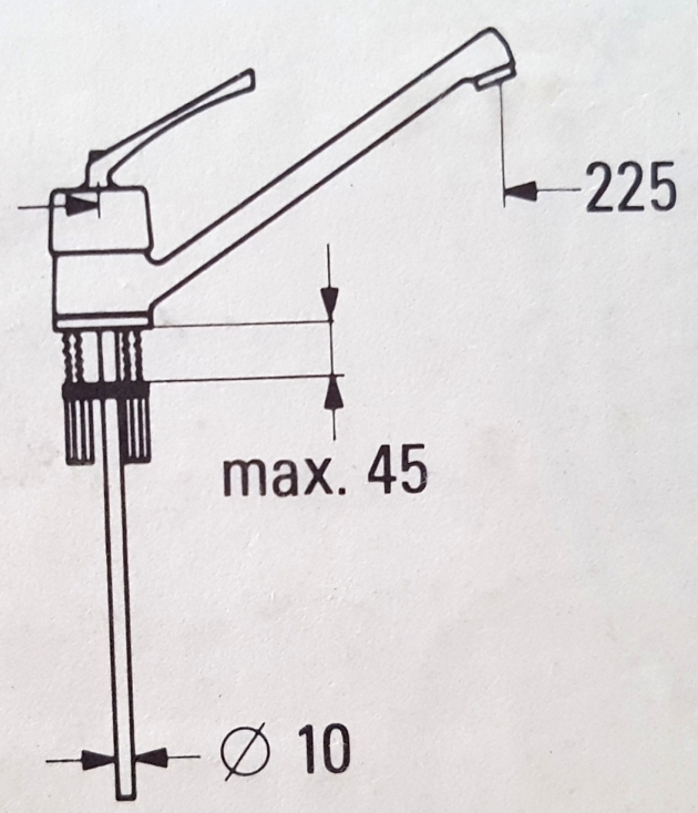 KWC NEOMAT Küchenarmatur SATIN