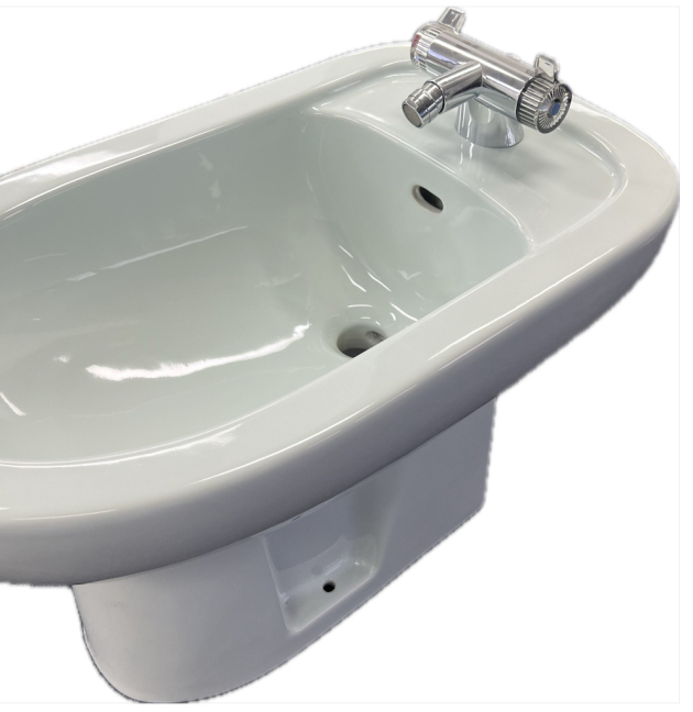 KERAMAG-DELTA Diara Stand-Bidet in ÄGÄIS-GRÜN