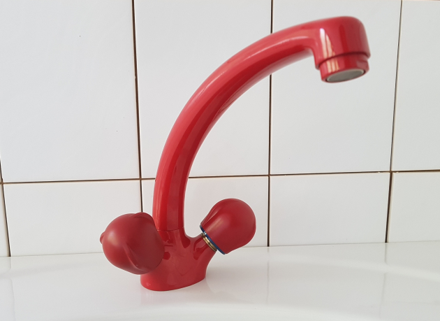 KWC NEOSTAR Küchenarmatur Zweihandmischer Rot