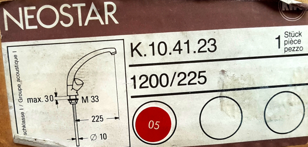 KWC NEOSTAR Küchenarmatur Zweihandmischer Rot