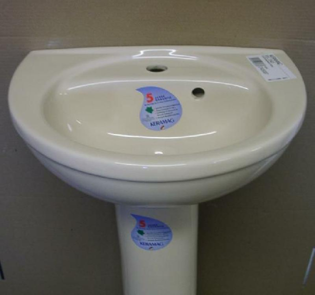 KERAMAG Felino 50x38 cm Waschbecken Handwaschbecken Natura