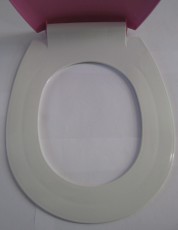 O.W.O. WC-Sitz Toilettensitz WC-Brille WC-Deckel Weiss Pink Rosa