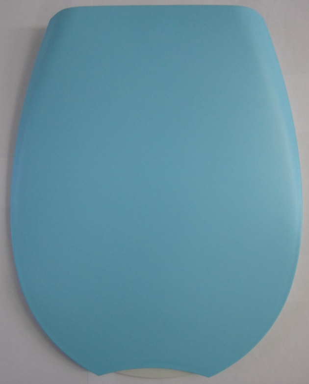 O.W.O. WC-Sitz Toilettensitz WC-Brille WC-Deckel Hell-Blau/Weiss