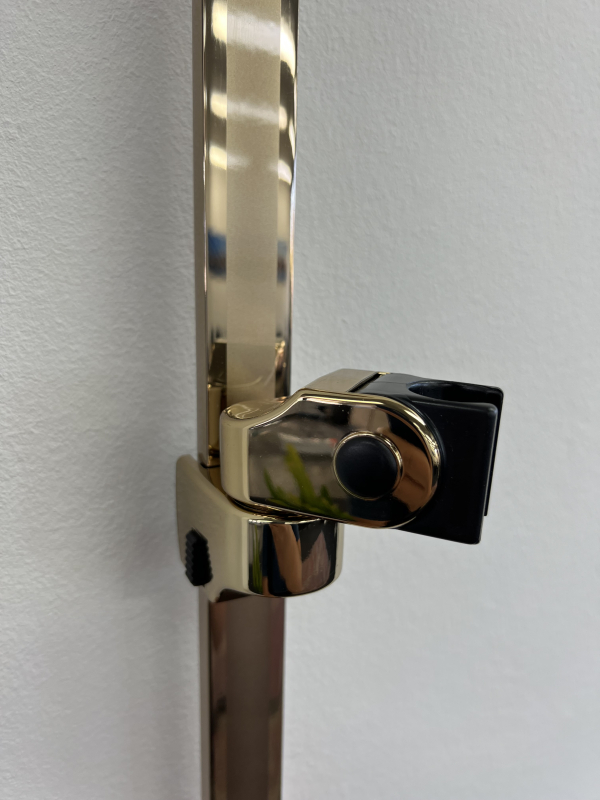 HANSA Brausestange / Duschstange 90 cm EDELMESSING