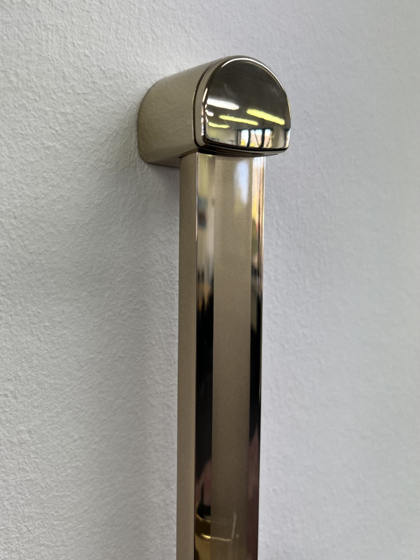 HANSA Brausestange / Duschstange 90 cm EDELMESSING