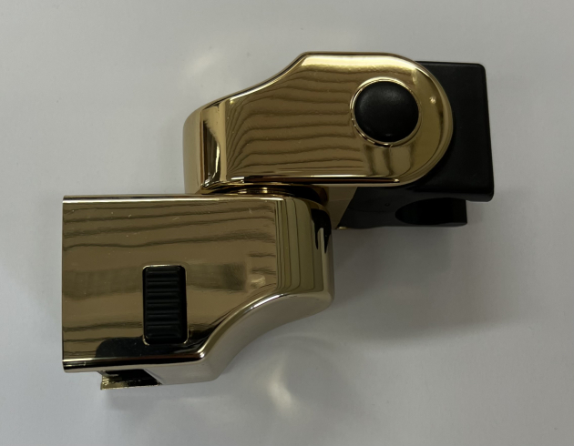 HANSA Brausestange / Duschstange 90 cm EDELMESSING