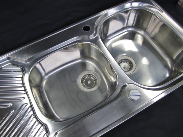 SUTER Comfort Doppelbecken-Spüle 115x50 cm EDELSTAHL