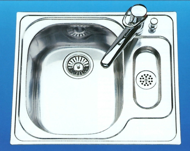 SUTER Comfort C56 Spüle Einbauspüle Spülbecken 56 x 50 cm Edelstahl BECKEN-LINKS