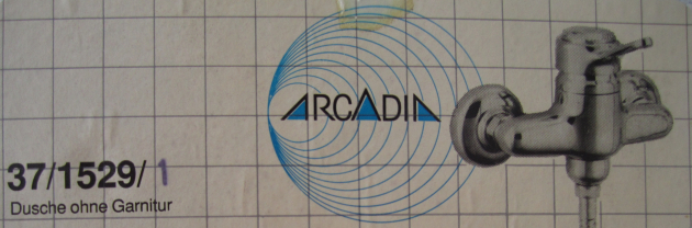 NEWFORM Duschwannenarmatur Duscharmatur Brausebatterie Beige Braun geflammt