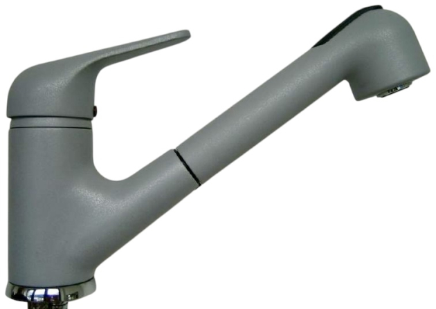 RIEBER Riemix Classic GB Küchenarmatur KRISTALL-GRAU-GRANIT