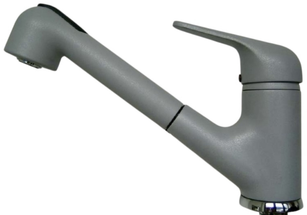 RIEBER Riemix Classic GB Küchenarmatur KRISTALL-GRAU-GRANIT