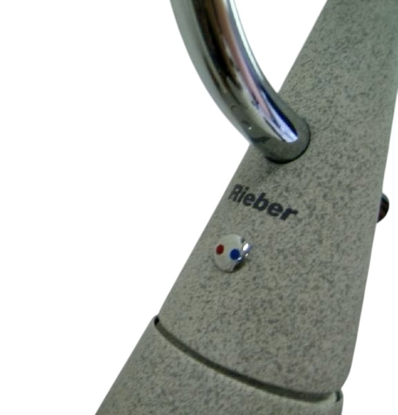 RIEBER Riemix Clip Küchenarmatur KIESEL-GRAU-GRANIT