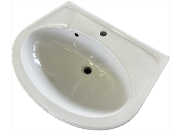 NOVO-BOCH Waschbecken Waschtisch MANHATTAN GRAU 65 x 50,5 cm