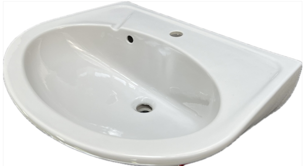 NOVO-BOCH Waschbecken Waschtisch MANHATTAN GRAU 65 x 50,5 cm