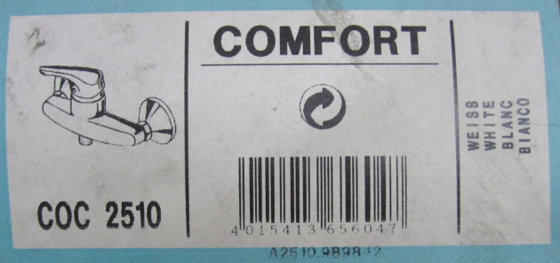 Ideal Standard Comfort Duscharmatur Duschwannenarmatur Brausebatterie WEISS