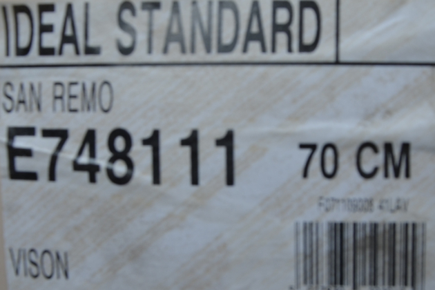 IDEAL STANDARD San Remo Waschbecken Waschtisch BAHAMABEIGE 70 x 54 cm