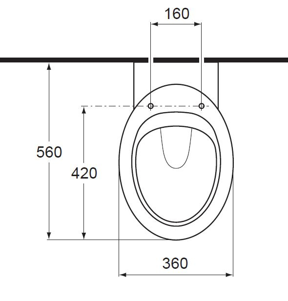 IDEAL STANDARD Avance Hänge-WC Wand-WC MANHATTAN GRAU Tiefspüler