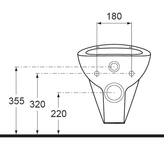 IDEAL STANDARD Avance Hänge-WC Wand-WC MANHATTAN GRAU Tiefspüler