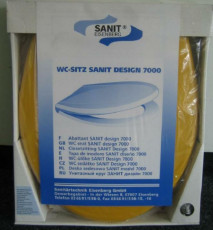 Sanit WC-Cover in RAL-GELB