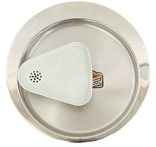 BLANCO Rondo Rundes Abtropfbecken Rund Abtropffläche Abtropf Tropfmulde EDELSTAHL 45 cm Links