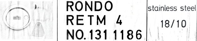 BLANCO Rondo Rundes Abtropfbecken Rund Abtropffläche Abtropf Tropfmulde EDELSTAHL 45 cm Links