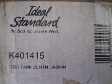 IDEAL STANDARD TIZIO Kombination Stand-WC mit Spülkasten Tiefspüler JASMIN