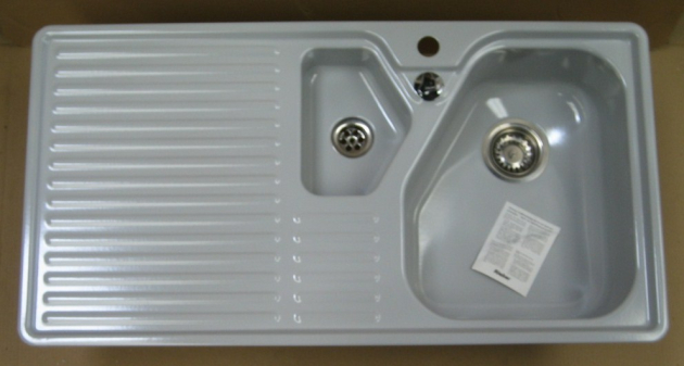 RIEBER Lizzy Spüle MANHATTANGRAU 96x50 cm