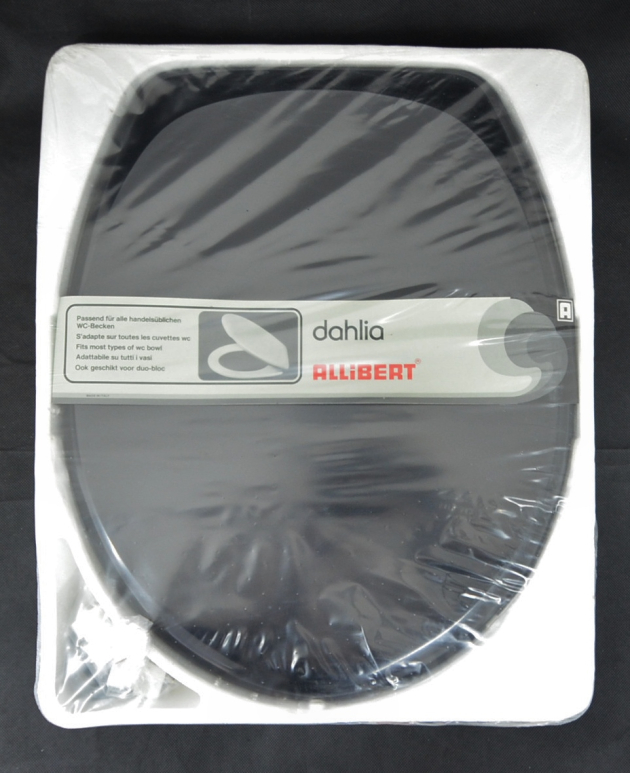 ALLIBERT DAHLIA WC-Sitz Toilettensitz WC-Brille WC-Deckel Schwarz