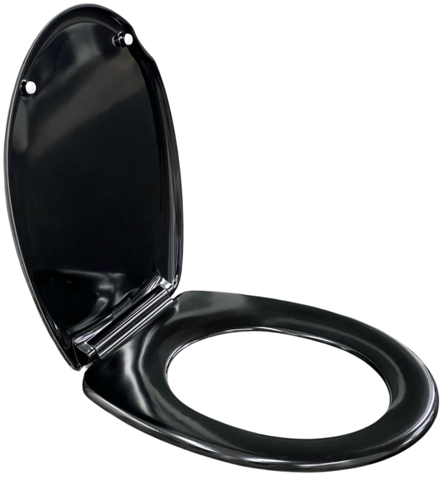 ALLIBERT DAHLIA WC-Sitz Schwarz Toilettensitz WC-Brille WC-Deckel