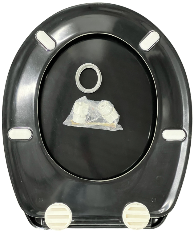 ALLIBERT DAHLIA WC-Sitz Schwarz Toilettensitz WC-Brille WC-Deckel