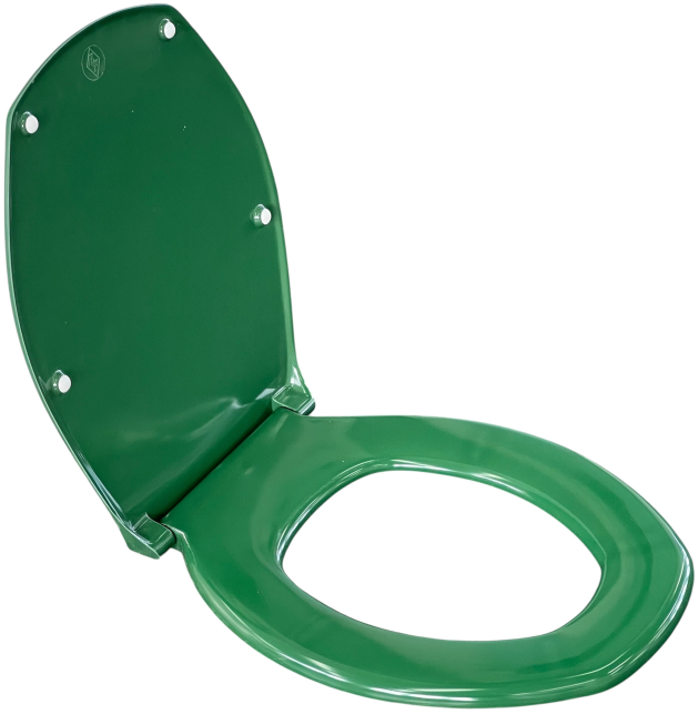 Richter+Frenzel WC-Sitz SCHILF-GRÜN Toilettensitz WC-Deckel R+F Optiset Dunkelgrün