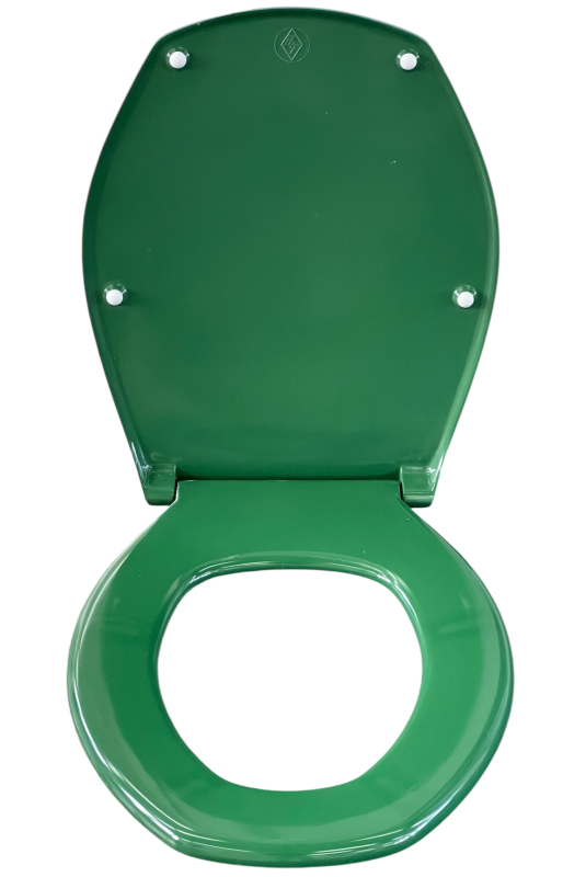 Richter+Frenzel WC-Sitz SCHILF-GRÜN Toilettensitz WC-Deckel R+F Optiset Dunkelgrün