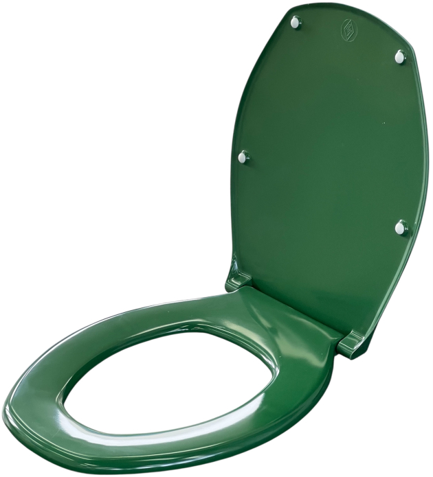 Richter+Frenzel WC-Sitz SCHILF-GRÜN Toilettensitz WC-Deckel R+F Optiset Dunkelgrün