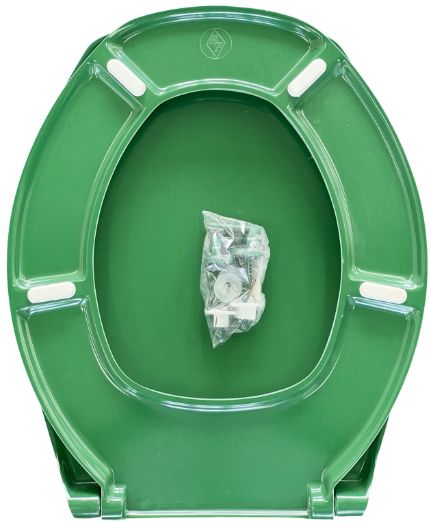 Richter+Frenzel WC-Sitz SCHILF-GRÜN Toilettensitz WC-Deckel R+F Optiset Dunkelgrün