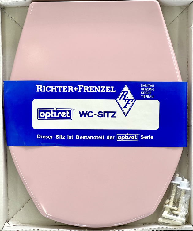Richter+Frenzel WC-Sitz AZALEE Azalea Azale Rosa Pink Toilettensitz WC-Brille WC-Deckel R+F Optiset