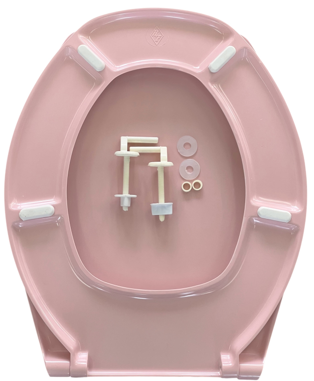 Richter+Frenzel WC-Sitz WHISPER-ROSA Toilettensitz WC-Deckel R+F Optiset