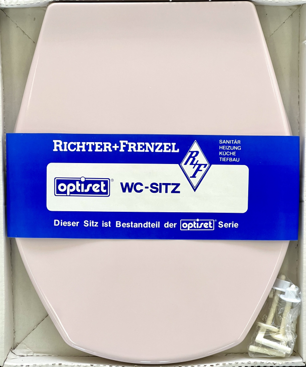 Richter+Frenzel WC-Sitz WHISPER-ROSA Toilettensitz WC-Deckel R+F Optiset