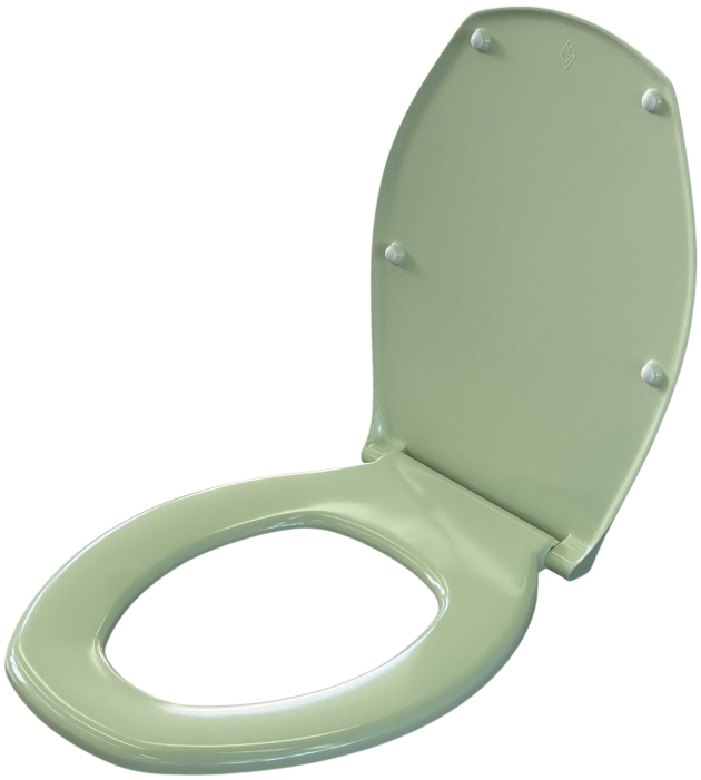 Richter+Frenzel WC-Sitz WHISPER-GRÜN Toilettensitz WC-Deckel Hellgrün Mintgrün R+F Optiset