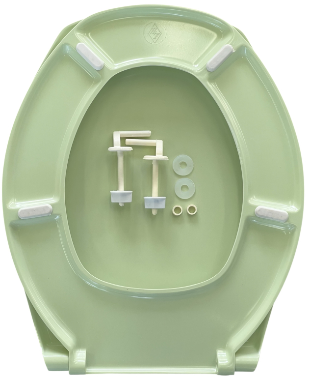 Richter+Frenzel WC-Sitz WHISPER-GRÜN Toilettensitz WC-Deckel Hellgrün Mintgrün R+F Optiset