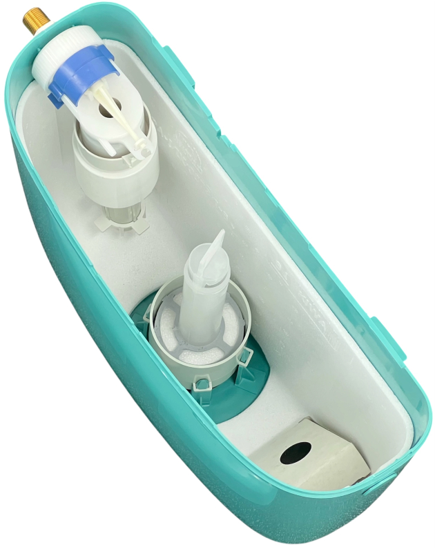 SANIT Universal Spülkasten 936 CALYPSO-TÜRKIS Toilettenspülung Kastenspüler Klospülung Toilettenspüler 6L