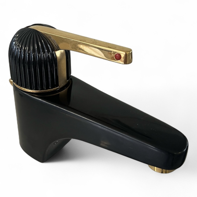 ROKAL Waschbeckenarmatur / Waschtischarmatur SCHWARZ/GOLD