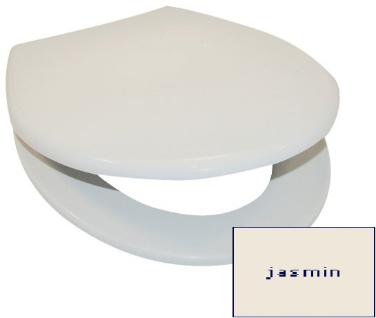 WC-Sitz Toilettensitz WC-Brille WC-Deckel JASMIN (Creme-matt)
