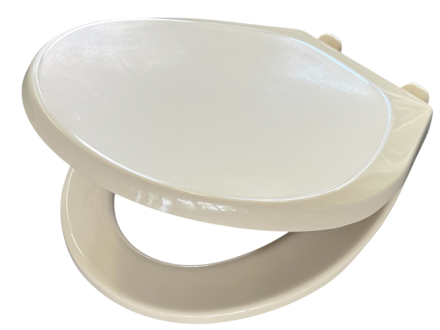 WC-Sitz Toilettensitz WC-Brille WC-Deckel JASMIN (Creme-matt)
