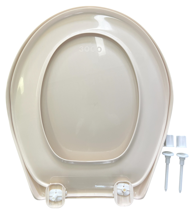 WC-Sitz Toilettensitz WC-Brille WC-Deckel JASMIN (Creme-matt)
