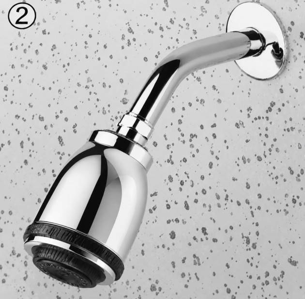 Ideal Standard Trevi Duschkopf Satin – Kopfbrause, Brausekopf, Duschbrause – Universal 1/2 – Made in Germany