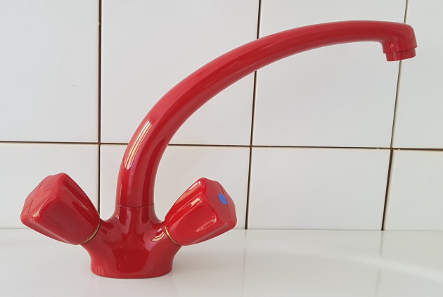 KWC NEOSTAR Küchenarmatur Zweihandmischer ROT